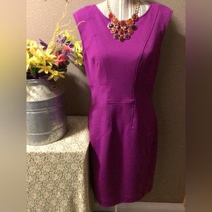 MAGGY LONDON FUCHSIA DRESS